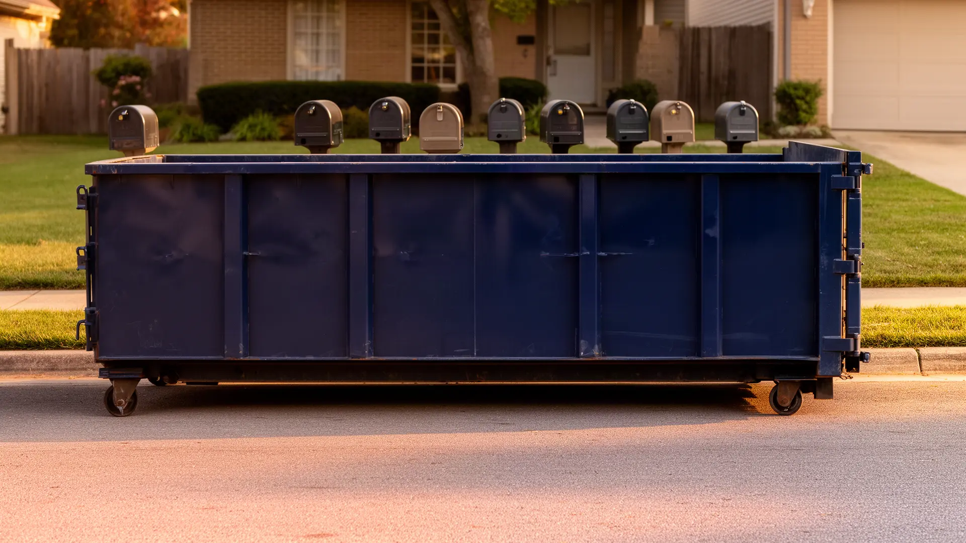 Roll-off dumpster from Sargent & Dickson Dumpster Rental in Lake City, FL